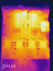 Thermal view of the inside of a C-brick